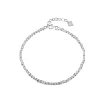 Silver Luminescence Tennis Bracelet