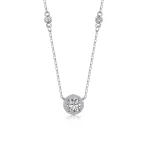 Elegant Solitaire Necklace