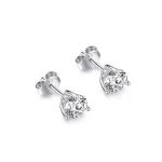 Brilliance Solitaire Zircon Earrings