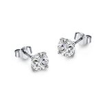 Classic Solitaire Zircon Stud Earrings